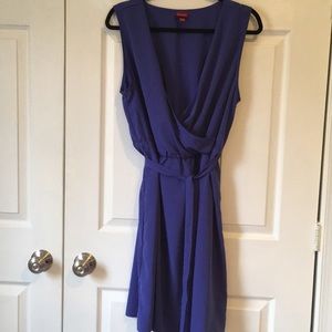 EC Merona periwinkle drape front dress